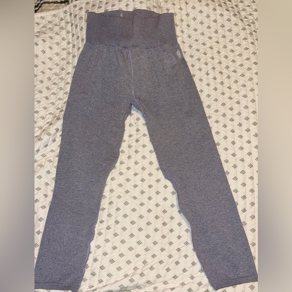 FREEPEOPLE Movement High Plank Blue Heather Legging size XL